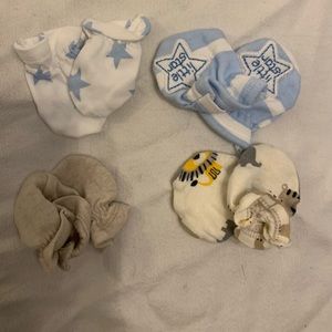 4 pack newborn mittens